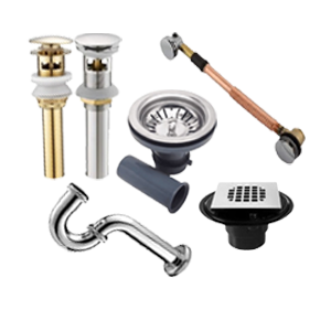 POP-UP DRAINS & STRAINERS